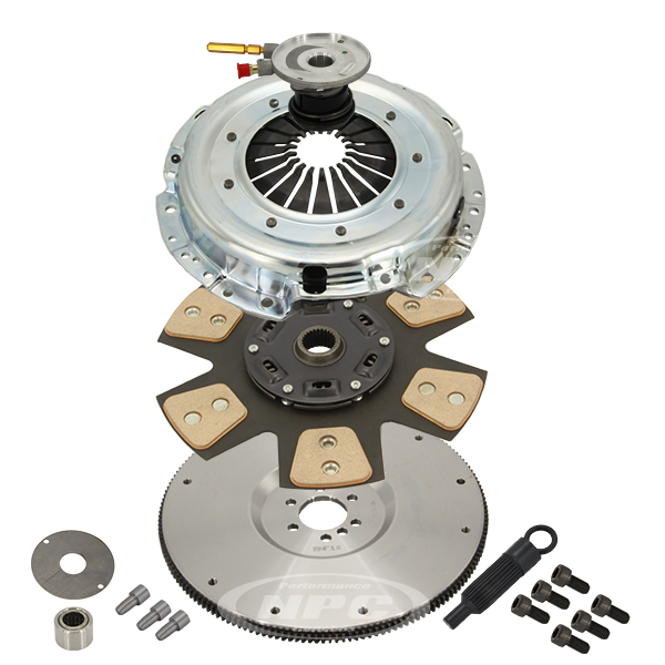 Super Heavy Duty Button Clutch & Flywheel Package (Firm Pedal Feel)