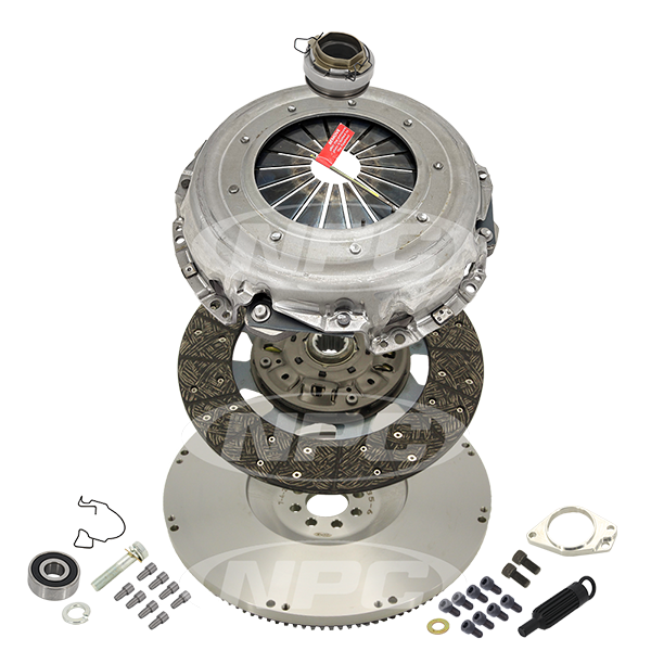 Super Heavy Duty Organic 1600 Clutch & Flywheel Package (*Requires Vdj Starter. Not Incl In Kit)