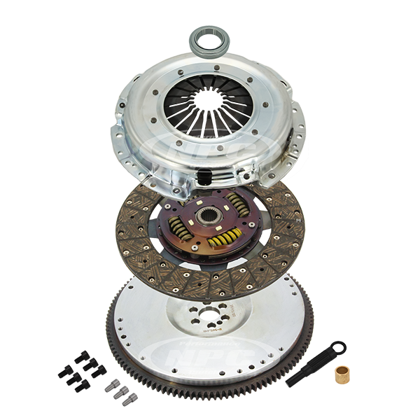 (Viper) Super Heavy Duty Organic Clutch & Flywheel Package (Standard Weight 15kg Flywheel)