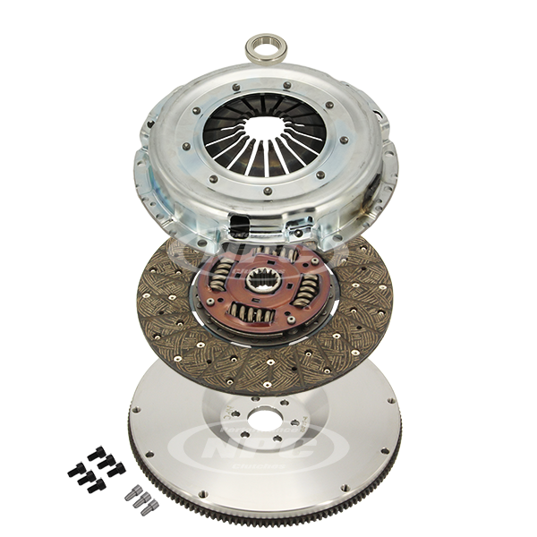 Super Heavy Duty Organic Clutch & Flywheel Package (14 Spline)