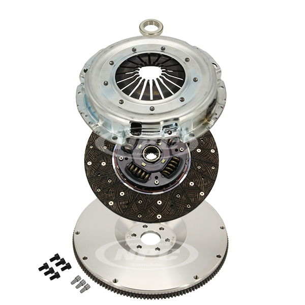 Super Heavy Duty Organic Clutch & Flywheel Package  (21 Spline)
