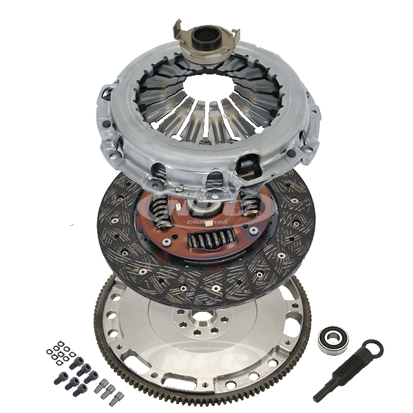 Super Heavy Duty Organic Clutch & Flywheel Package (240mm Upgrade)
