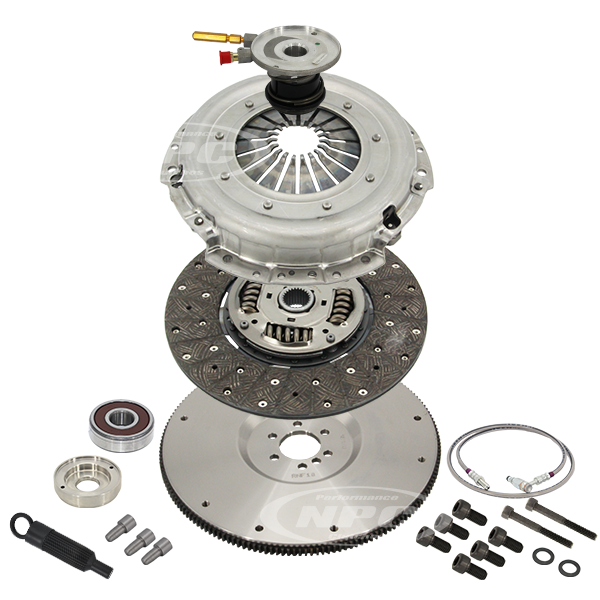 Super Heavy Duty Organic Clutch & Flywheel Package (Light Pedal Feel)