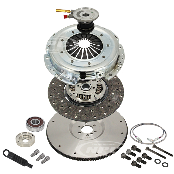 Super Heavy Duty Organic Clutch & Flywheel Package (Firm Pedal Feel)