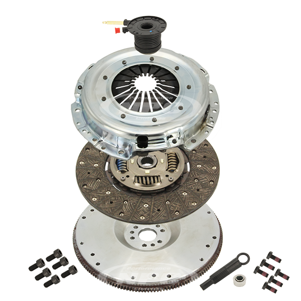 Super Heavy Duty Organic Clutch & Flywheel Package (Firm Pedal Feel)