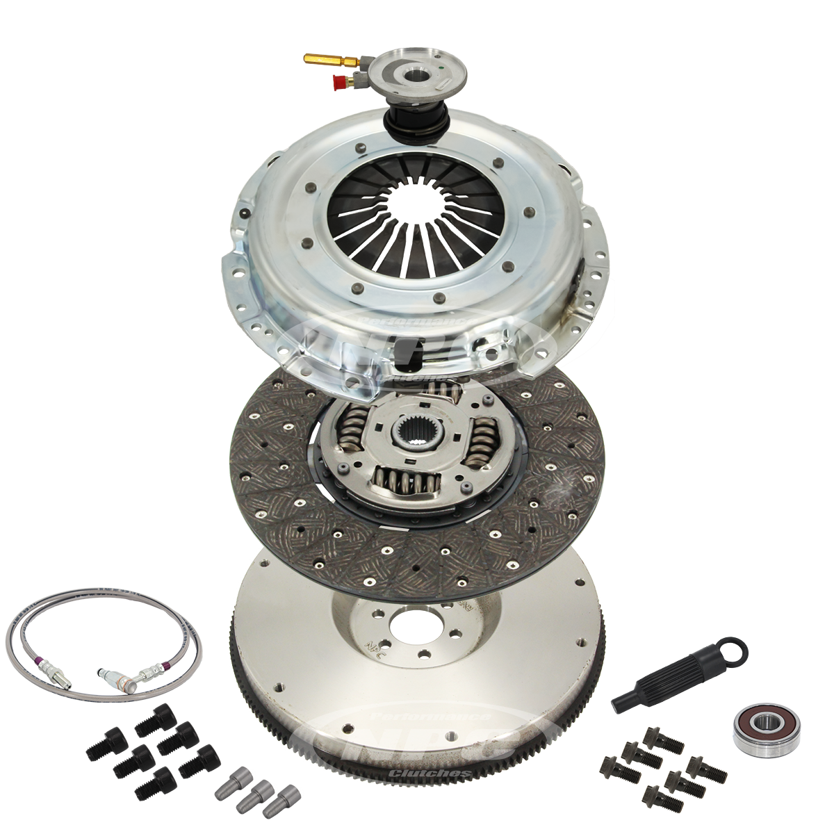Super Heavy Duty Organic Clutch & Flywheel Package (Firm Pedal Feel)