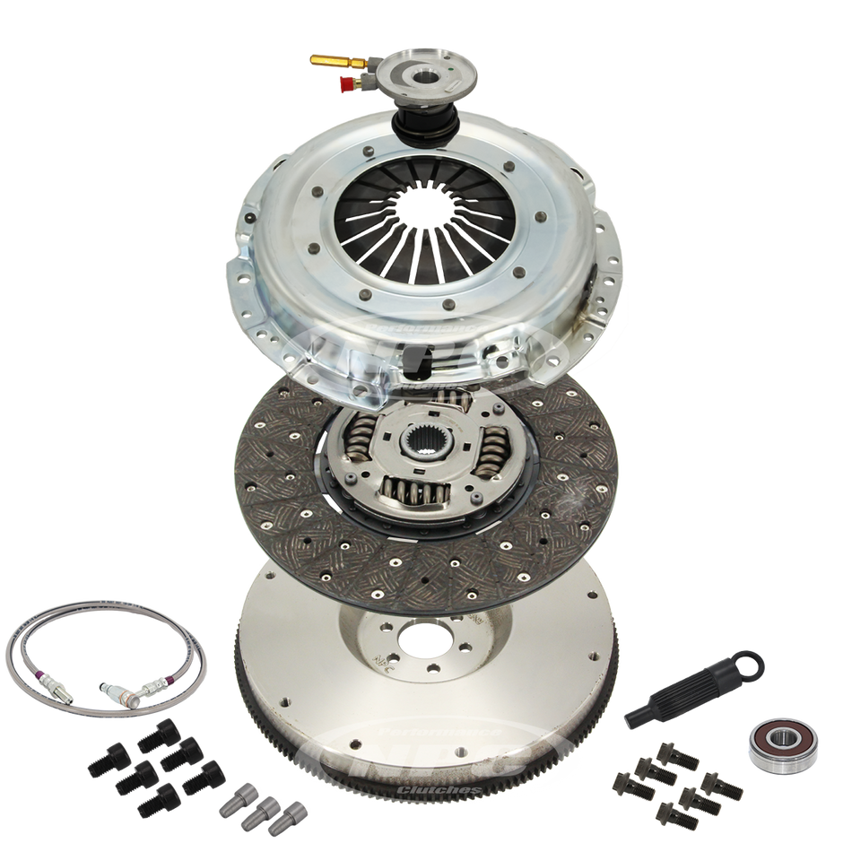 Super Heavy Duty Organic Clutch & Flywheel Package (Firm Pedal Feel)