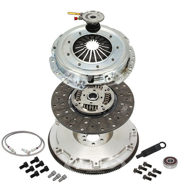 Super Heavy Duty Organic Clutch & Lightweight Flywheel Package (Firm Pedal Feel)