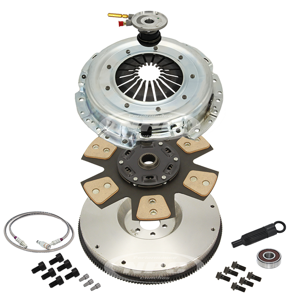 Super Heavy Duty Button Clutch & Flywheel Package (Firm Pedal Feel)