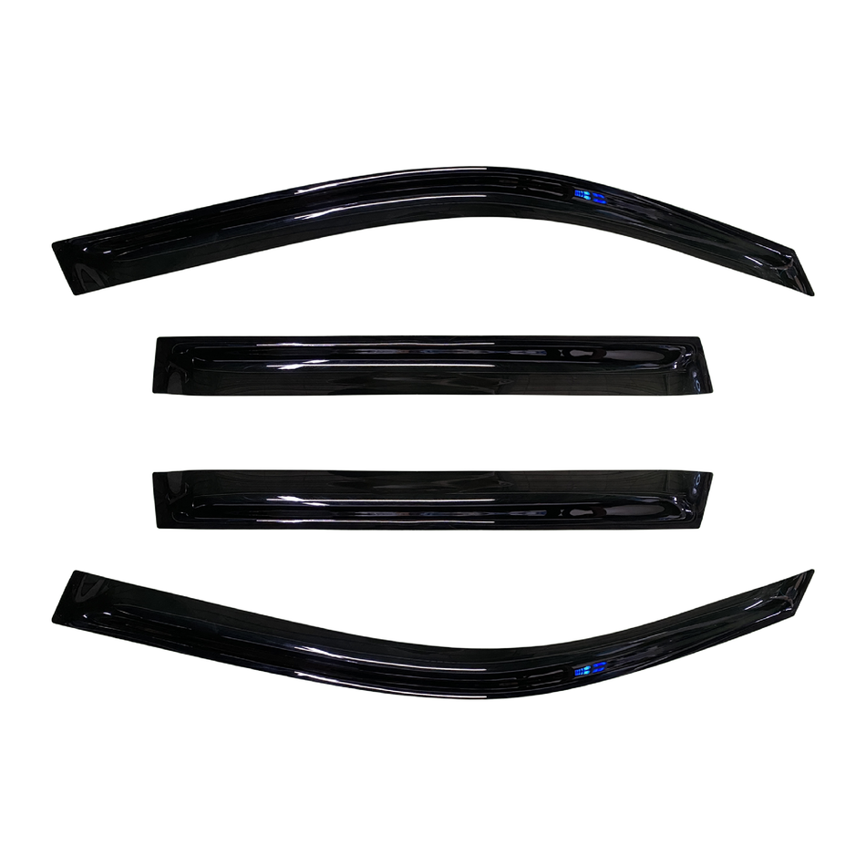 Nissan X-TRAIL (T31) SUV 2007-2013 Slimline Weathershields / Window Visors (4-Piece Set)