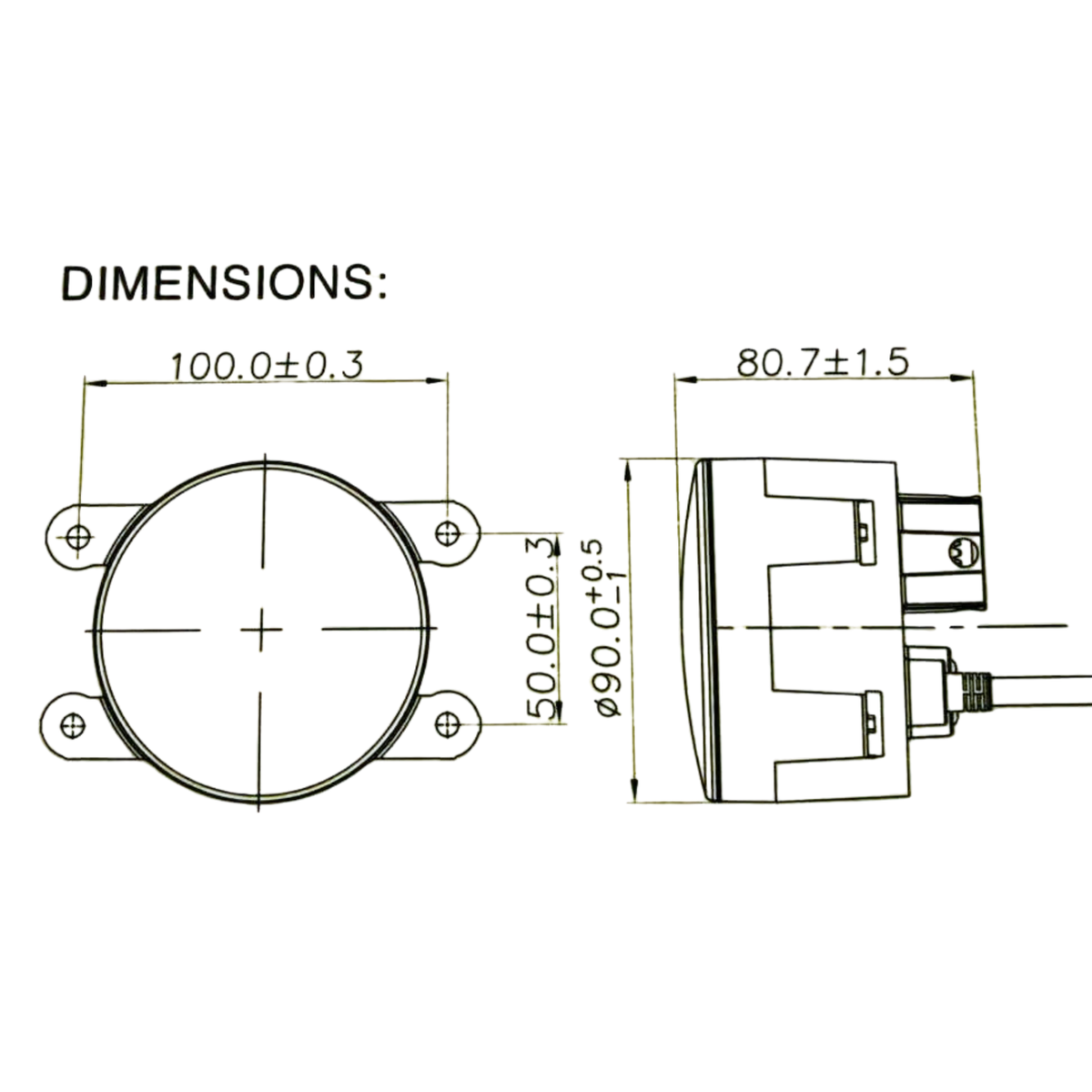 Narva 90mm 4 in 1 Fog Lamp