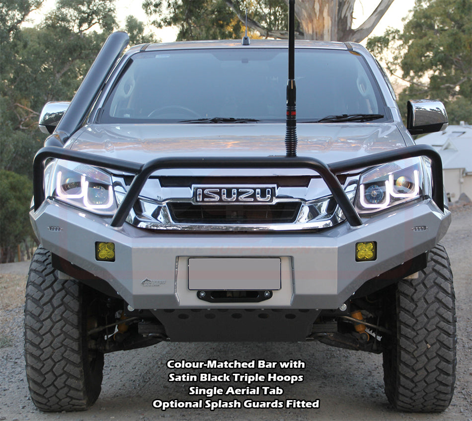 Isuzu D-MAX 1 (Strut Front) 2012-2017 PSR Ambush Triple Hoop Bullbar