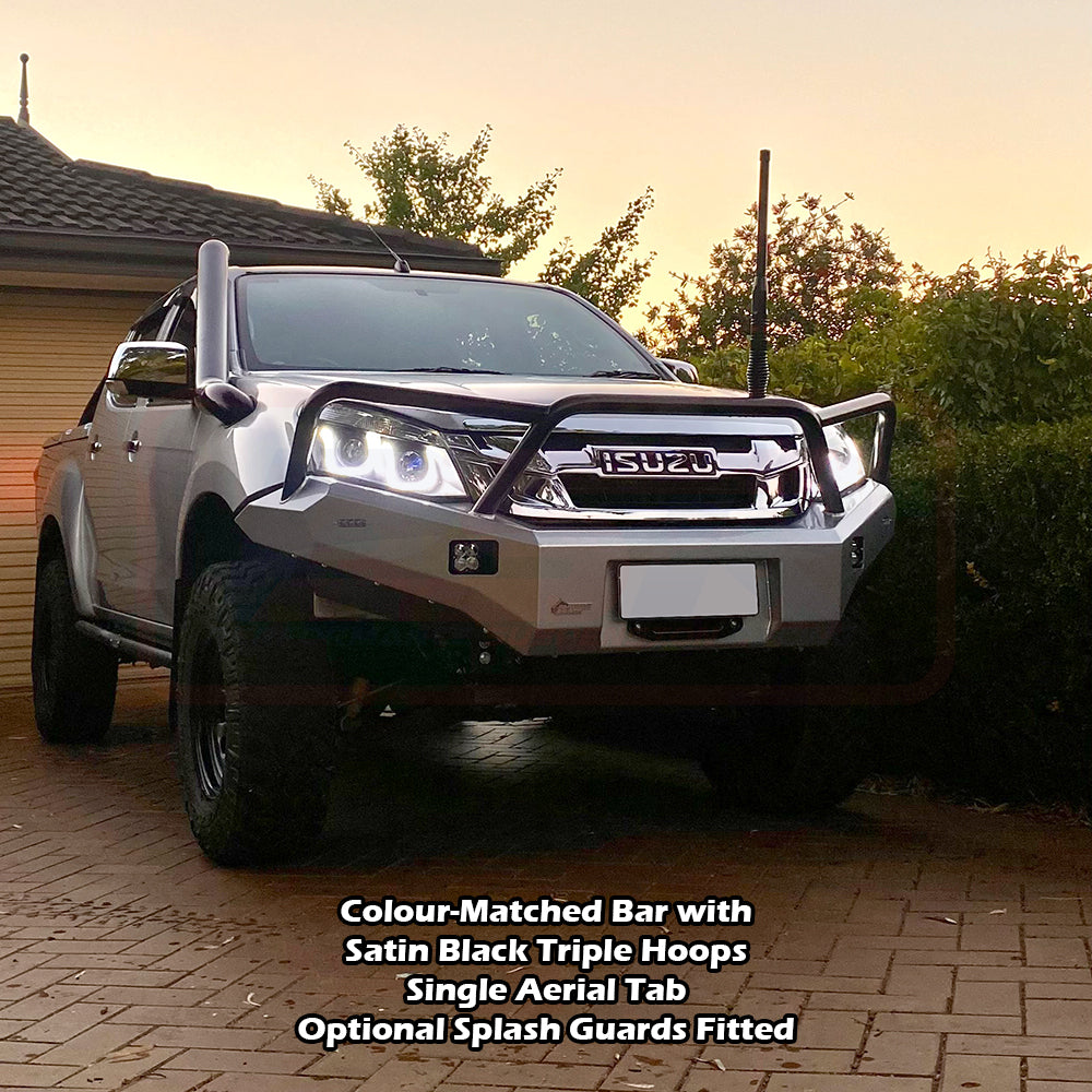 Isuzu D-MAX 1 (Strut Front) 2012-2017 PSR Ambush Triple Hoop Bullbar