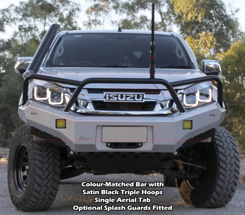 Isuzu D-MAX 1 (Strut Front) 2012-2017 PSR Ambush Triple Hoop Bullbar
