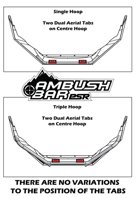 Isuzu D-MAX 2 (Strut Front) 2017-2020 PSR Ambush Single Hoop Bullbar