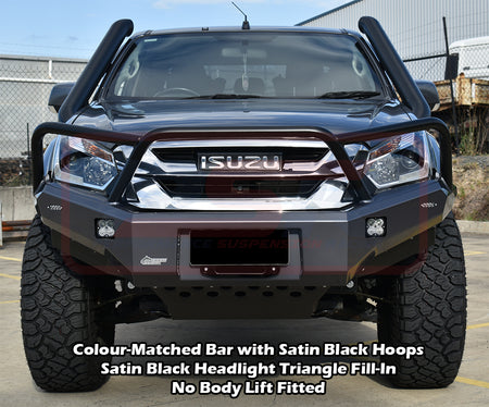 Isuzu D-MAX 2 (Strut Front) 2017-2020 PSR Ambush Triple Hoop Bullbar