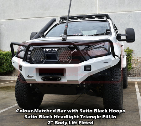 Isuzu D-MAX 2 (Strut Front) 2017-2020 PSR Ambush Triple Hoop Bullbar