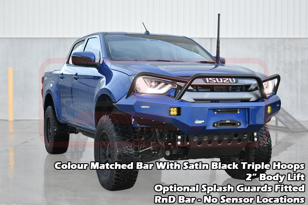 Isuzu D-MAX 3 2021-2024 PSR Ambush Triple Hoop Bullbar