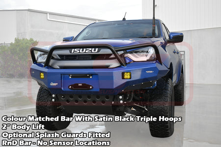 Isuzu D-MAX 3 2021-2024 PSR Ambush Triple Hoop Bullbar