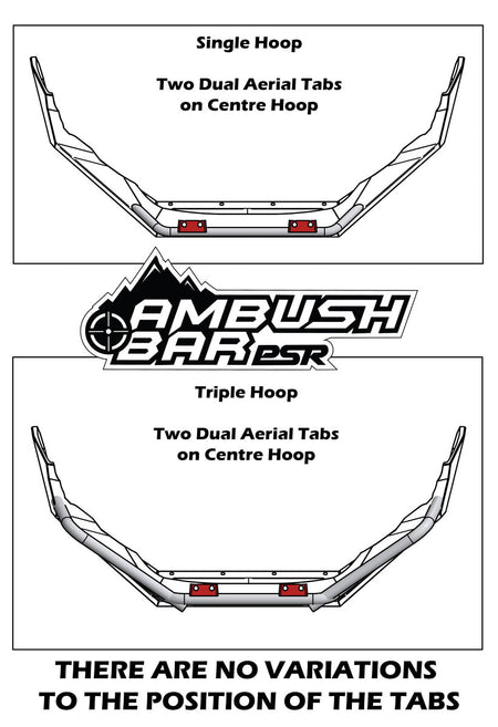 Isuzu D-MAX 4 2024-On PSR Ambush Triple Hoop Bullbar