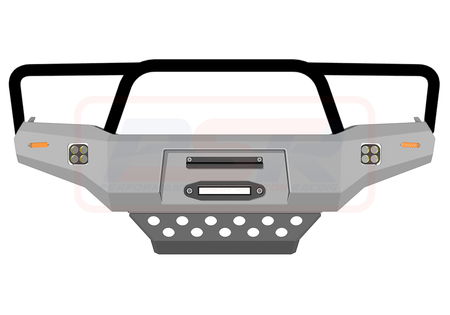 Toyota Hilux N70 11-15 PSR Ambush Triple Hoop Bullbar