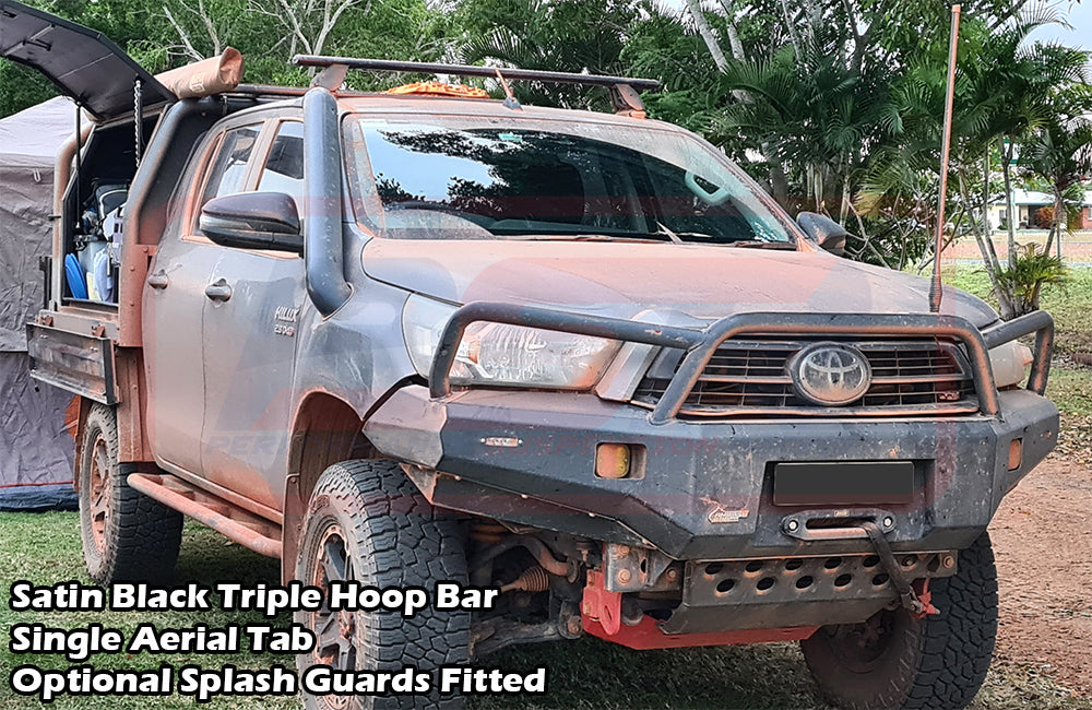 Toyota Hilux N80 MK3-MK4 5/2020-On PSR Ambush Triple Hoop Bullbar