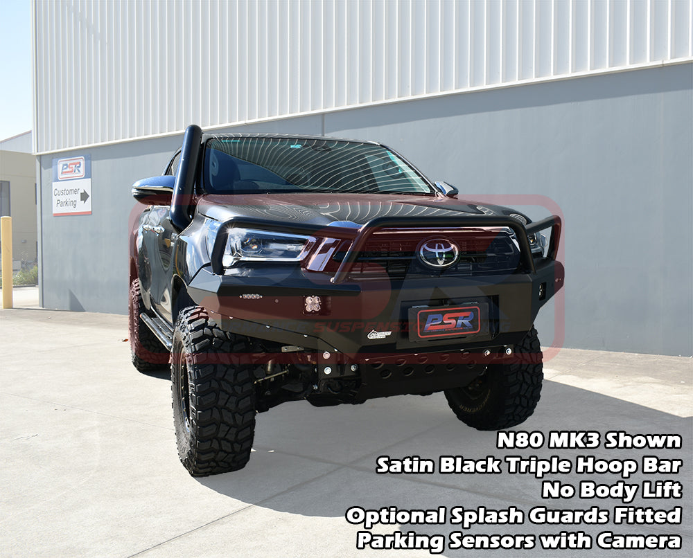 Toyota Hilux N80 MK3-MK4 5/2020-On PSR Ambush Triple Hoop Bullbar