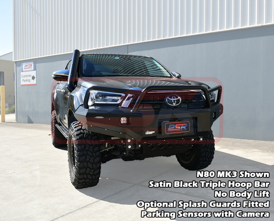 Toyota Hilux N80 MK3-MK4 5/2020-On PSR Ambush Triple Hoop Bullbar