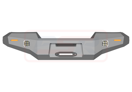 Toyota Landcruiser 80 Series PSR Ambush Hoopless Bullbar