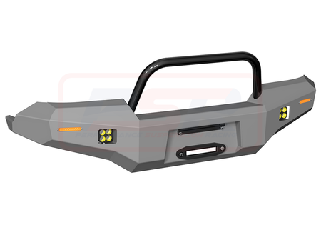 Toyota Landcruiser 80 Series PSR Ambush Single Hoop Bullbar