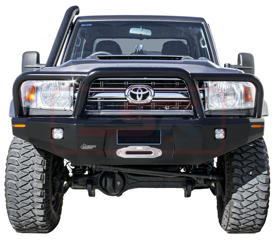 Toyota Landcruiser 70 Series 2007-2023 PSR Ambush Triple Hoop Bullbar (Big Tube)