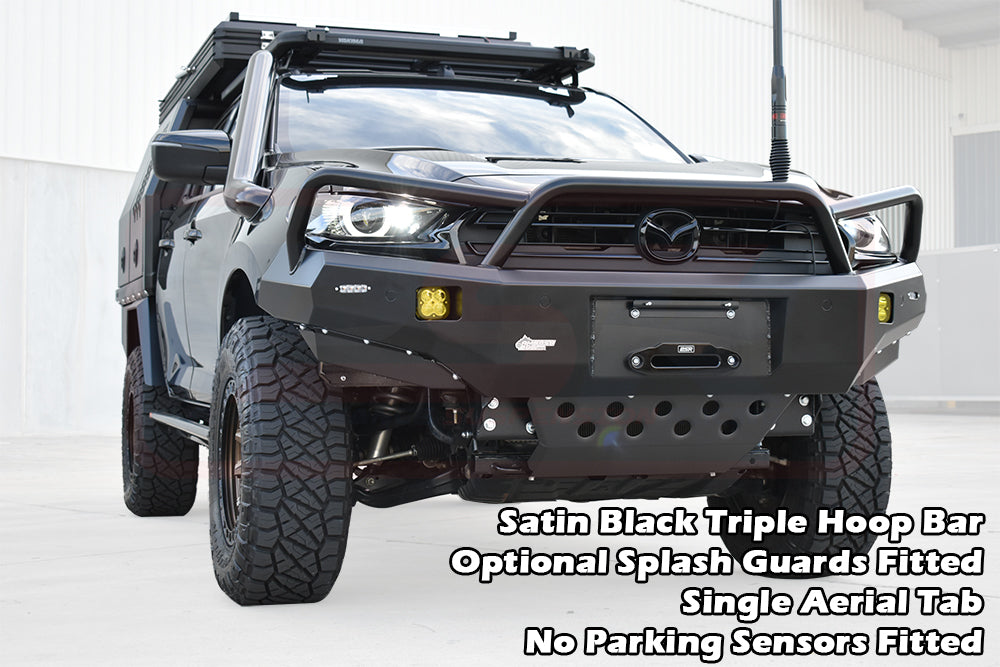 Mazda BT-50 TF 2021-2024 PSR Ambush Triple Hoop Bullbar