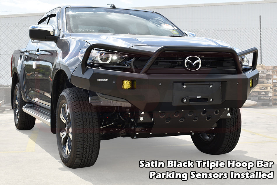 Mazda BT-50 TF 2021-2024 PSR Ambush Triple Hoop Bullbar