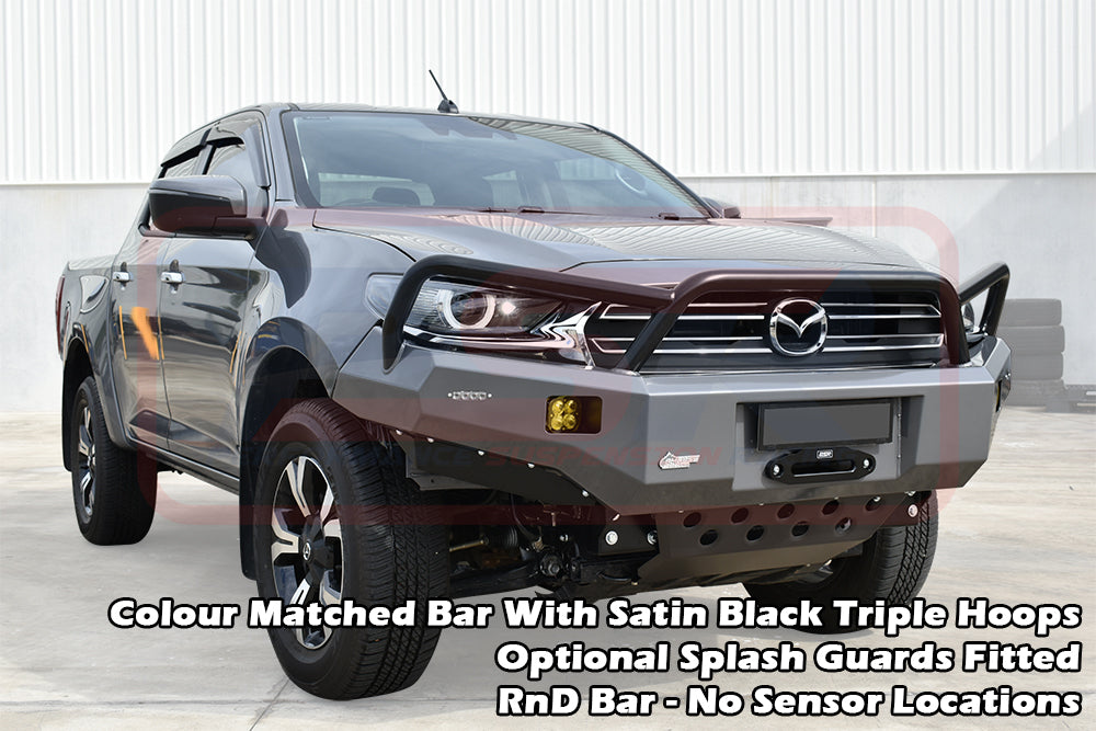 Mazda BT-50 TF 2021-2024 PSR Ambush Triple Hoop Bullbar
