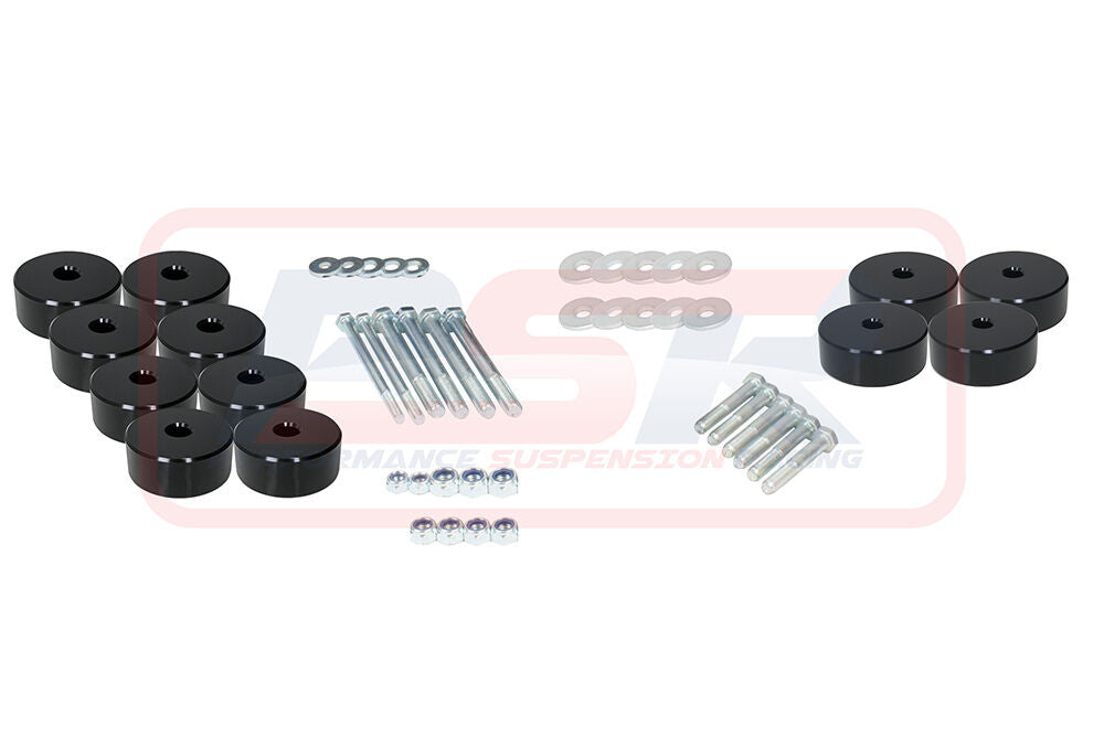 Isuzu D-MAX 3 - 4 / Mazda BT-50 TF 2021-ON 1" Body Lift Kit (Dual Cab with Tray)