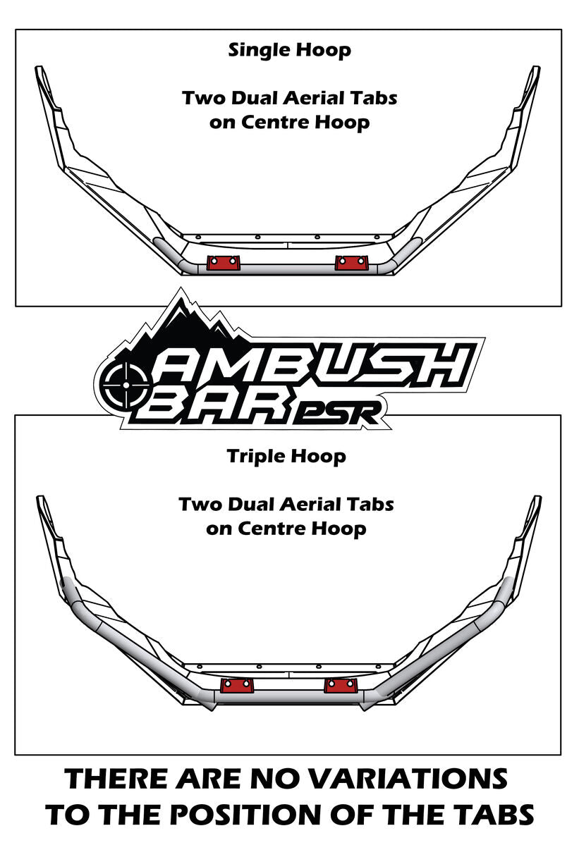 Mazda BT-50 TF 2025-ON FACELIFT PSR Ambush Triple Hoop Bullbar