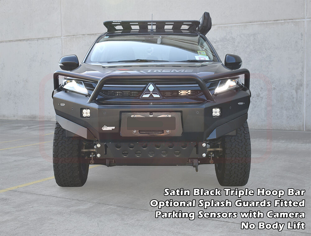 Mitsubishi MR Triton PSR Ambush Triple Hoop Bullbar