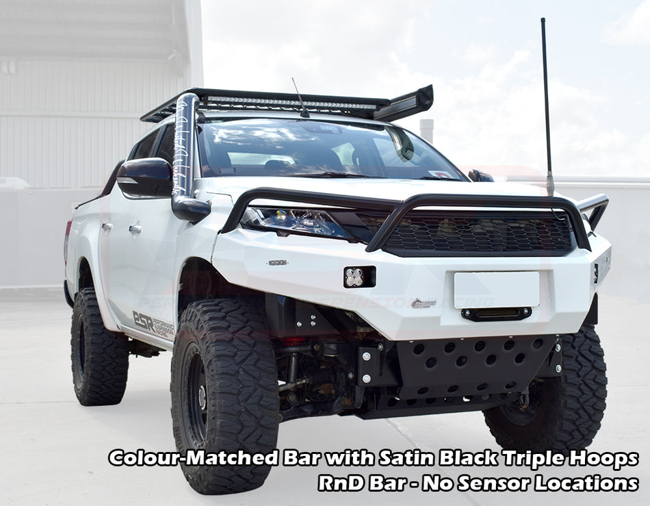 Mitsubishi MR Triton PSR Ambush Triple Hoop Bullbar