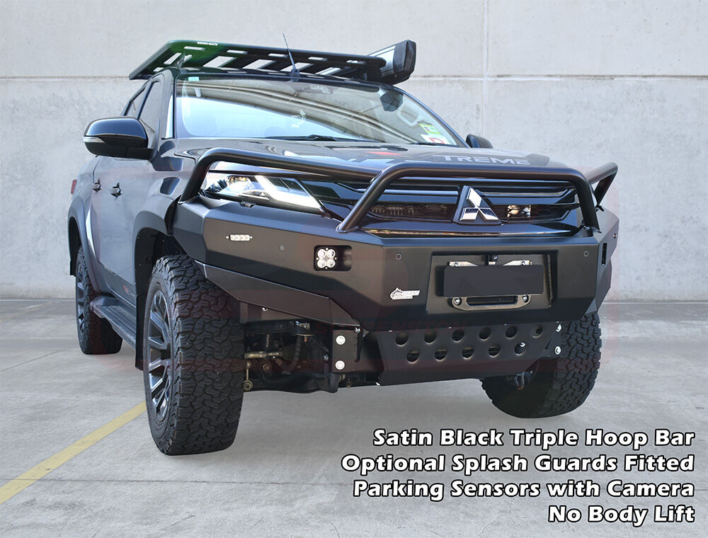 Mitsubishi MR Triton PSR Ambush Triple Hoop Bullbar