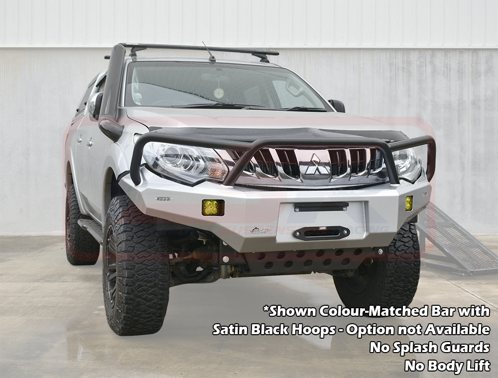 Mitsubishi MQ Triton PSR Ambush Triple Hoop Bullbar