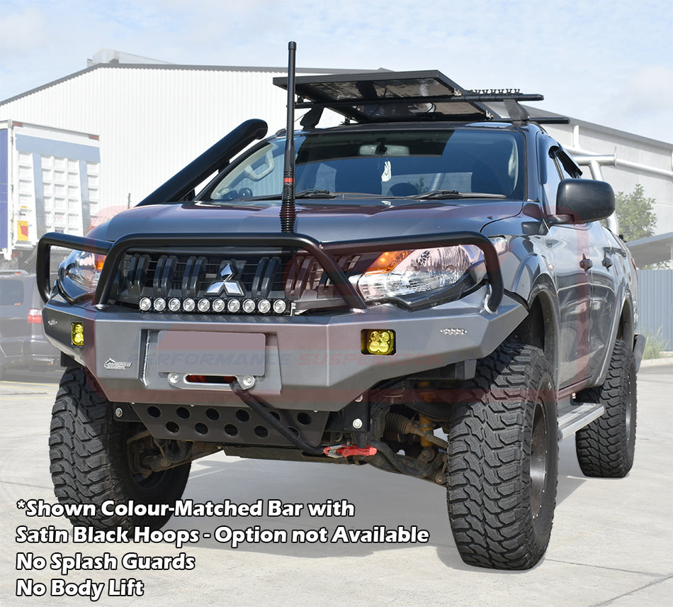 Mitsubishi MQ Triton PSR Ambush Triple Hoop Bullbar