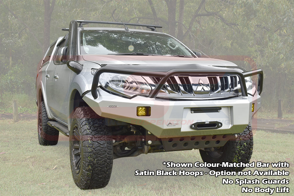 Mitsubishi MQ Triton PSR Ambush Triple Hoop Bullbar
