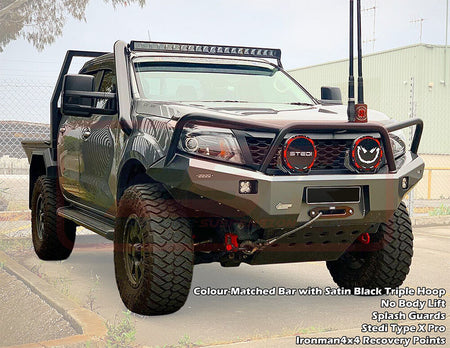Nissan Navara NP300 PSR Ambush Triple Hoop Bullbar