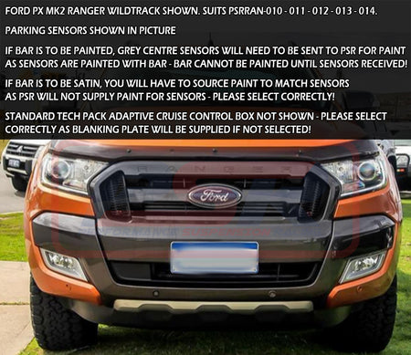 Ford Ranger PX MK2 8/2015-7/2018 PSR Ambush Single Hoop Bullbar