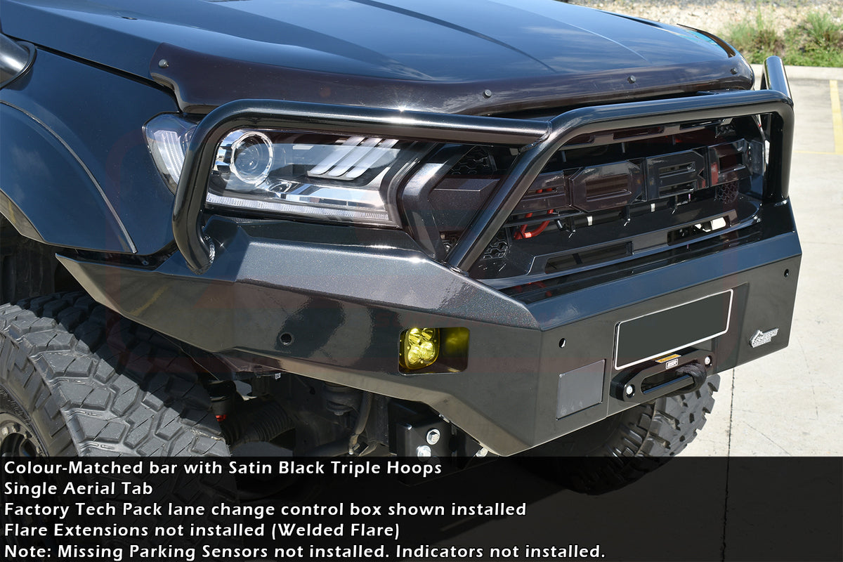 Ford Ranger PX MK2 8/2015-7/2018 PSR Ambush Triple Hoop Bullbar