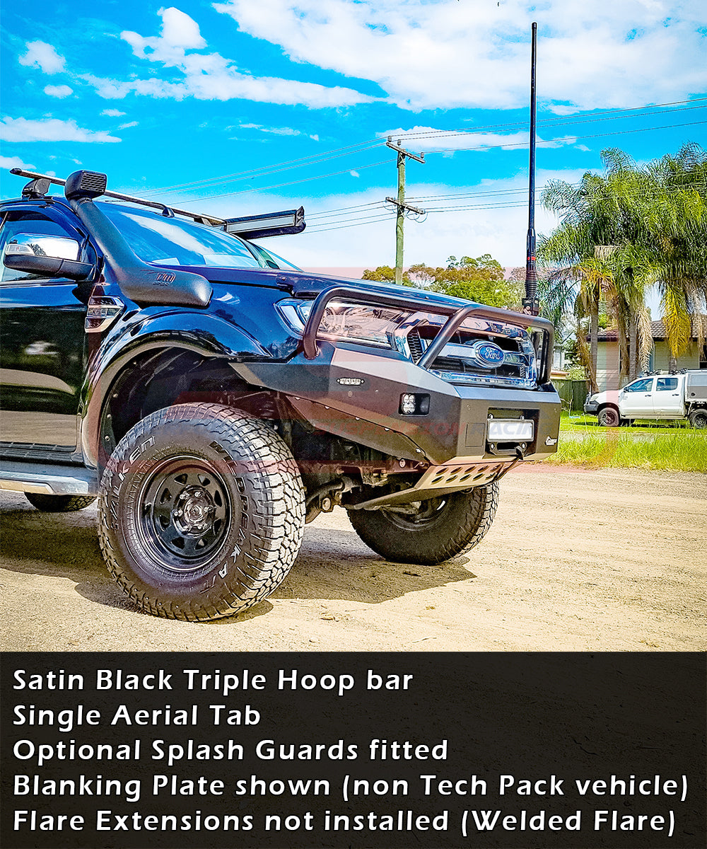 Ford Ranger PX MK2 8/2015-7/2018 PSR Ambush Triple Hoop Bullbar