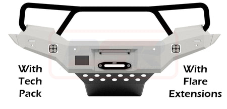 Ford Ranger PX MK2 8/2015-7/2018 PSR Ambush Triple Hoop Bullbar