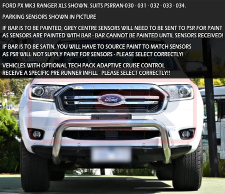 Ford Ranger PX MK3 8/2018-ON PSR Ambush Hoopless Bullbar