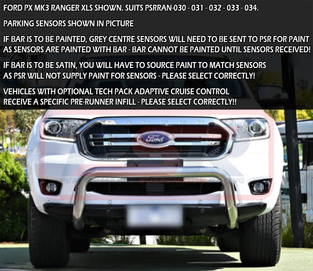 Ford Ranger PX MK3 8/2018-ON PSR Ambush Sheet Metal Hoop Bullbar