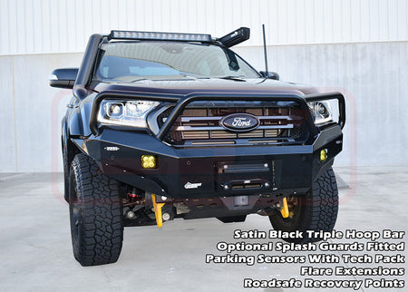 Ford Ranger PX MK3 8/2018-ON PSR Ambush Triple Hoop Bullbar